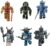Roblox Action Collection – Champions of Roblox 15th Anniversary Gold Six Figure Pack [Includes Exclusive Virtual Item]